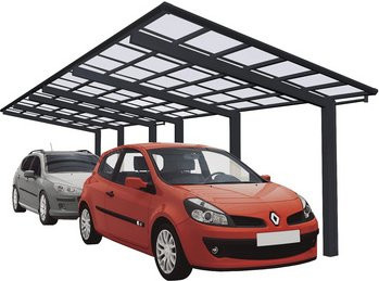 Ximax Doppelcarport Linea Typ 110 Schwarz B/T: 272,6 x 982,6 cm - Bild 3