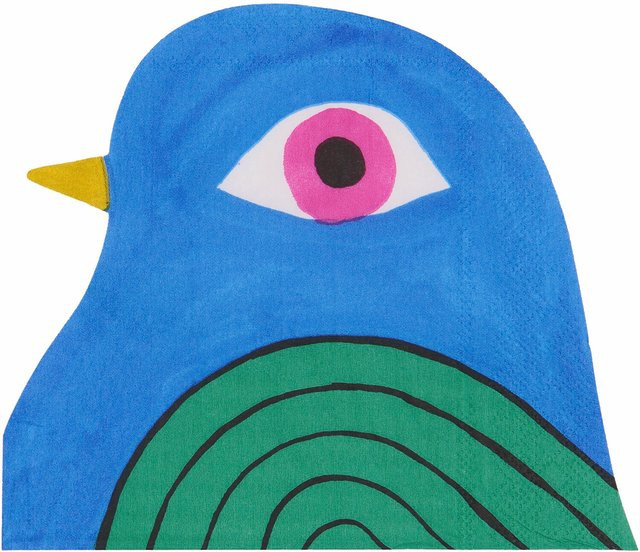 Rico Design Servietten mit Schwalben Motiv in Blau für besondere Anlässe - Bild 1