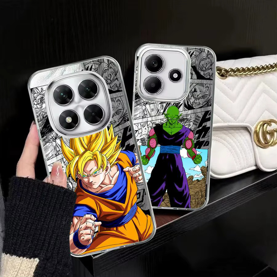 Schwarze Softshell-Hülle mit Dragon Ball Goku Design für Xiaomi Redmi Note 12S 13 14 Pro Plus 11 12 Pro 14S 11S - Bild 4
