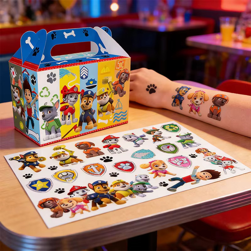Paw Patrol Süßigkeitenbox-Set mit Ryder und Tracker in Mehrfarbig für Kindergeburtstage und Partydekoration aus Papier - Bild 3