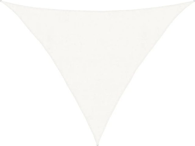 Furnicato Sonnensegel aus HDPE in Weiß, dreieckig, 4 x 4 x 5 m - Bild 1
