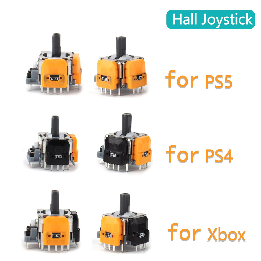 Mrgabwte Ersatz Hall Effect Joystick 3D Analog Sensor ThumbStick für PS5, PS4 und Xbox Serie Controller Reparaturteile - Bild 2