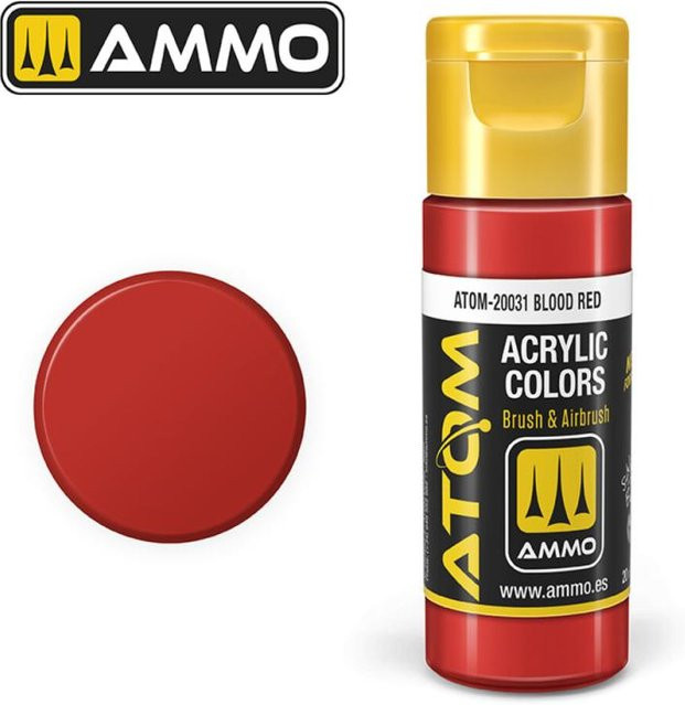 AMMO by MIG Jimenez ATOM COLOR Blood Red, Rot - Bild 1