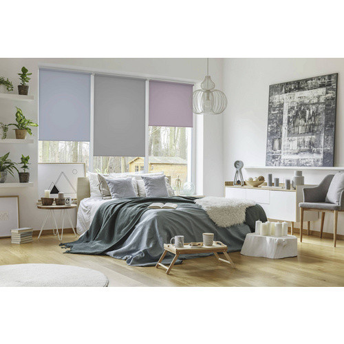 Gardinia EasyFix Rollo Uni in Blau, Breite: 100 cm, Höhe: 150 cm - Bild 2