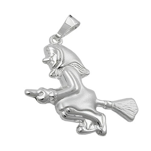 SIGO Anhänger Hexe, 925 Silber, Unisex - Bild 1