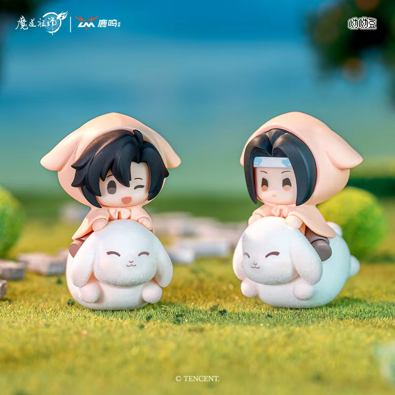 52TOYS Mo Dao Zu Shi Nette Pet Ride Affinity Serie Blind Box, Wei Wuxian Lan Zhan Mini Puppe, Mystery Box, Anime Figur - Bild 2