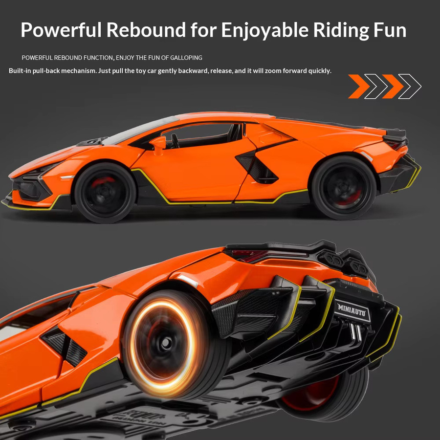 Maisto Lamborghini Sportwagenmodell, 1:32, Zinklegierung, Druckguss - Bild 3