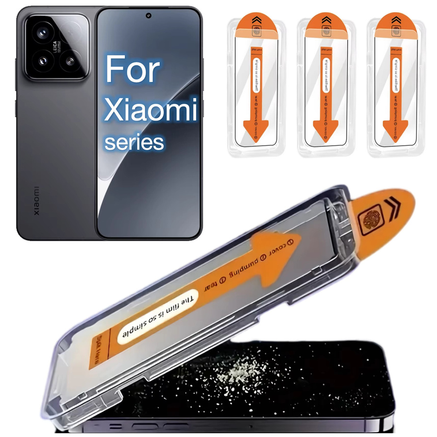 3er-Set Gehärtetes Glas Displayschutzfolie für Xiaomi 15 14 13 12t 10 9 9t 10t 11i Pro Lite CC9 in Transparent - Bild 5