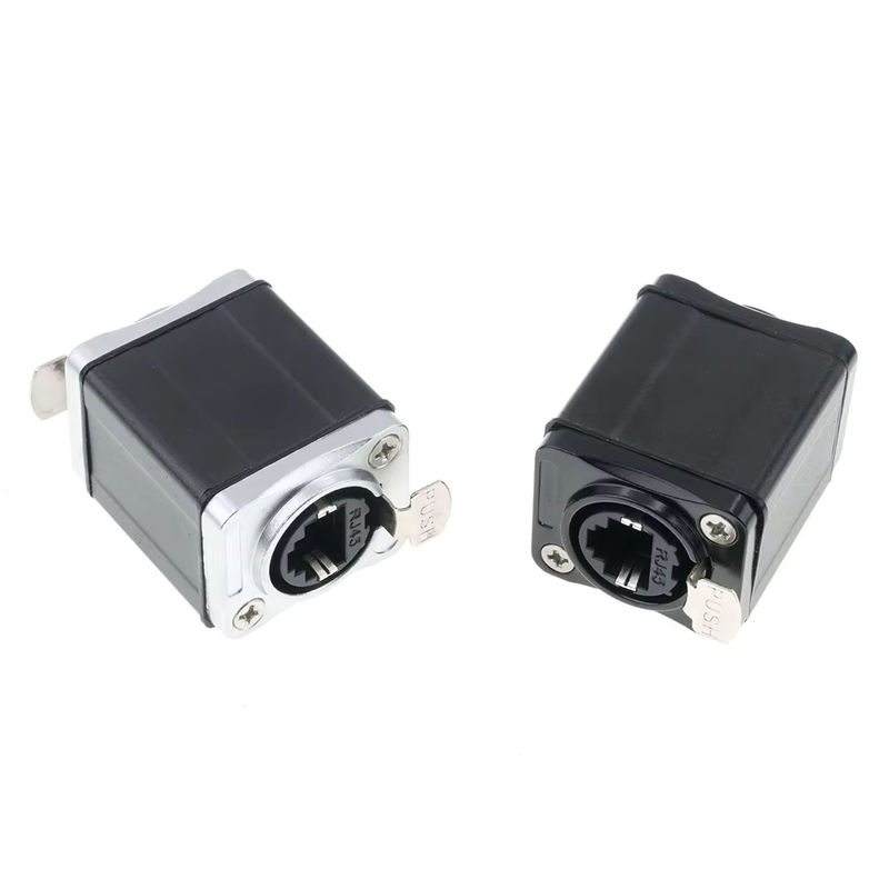 FRHY RJ45 CAT6 STP Ethernet-Verlängerungsadapter, geschirmter LAN-Koppler in Schwarz - Bild 3