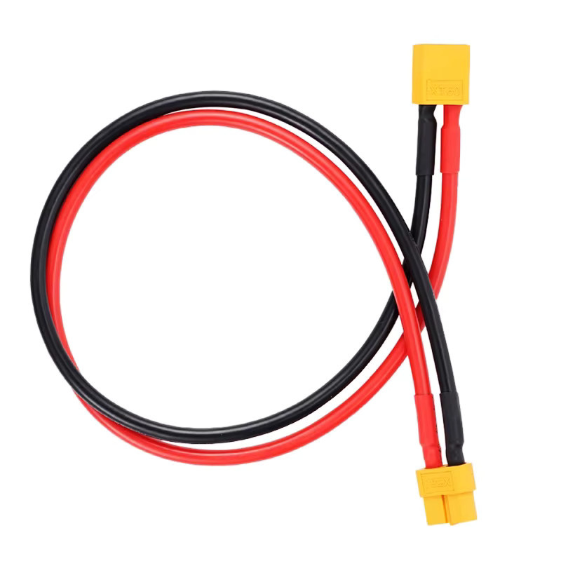 Amass XT60 Paralleler Batterieanschluss Stecker und Buchse mit 12AWG Silikondraht für RC Batteriemotor, Dual Extension Kabel, Länge: 40 cm oder 60 cm - Bild 2