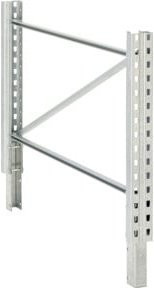 Bito Stützrahmenerhöhung für Palettenregale Stützentyp P4-P6, Farbe: Silber, Höhe: 1100 mm, Material: Stahl, verzinkt - Bild 1