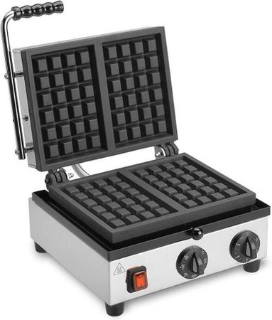 Milantoast Brüsseler Waffeleisen in Silber