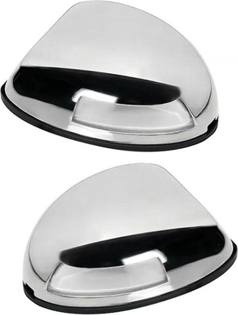 Perfeclan Bootsnavigationslicht aus Edelstahl in Rot und Silber, IP66 wasserdicht für Yacht und Ponton - Bild 1