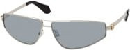 Palm Angels CLAVEY PERI59 Sonnenbrille, Vollrand, Rechteckig, Metall, Unisex, silver, grey - Bild 1