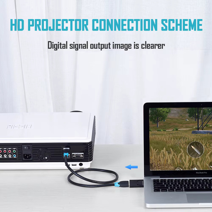 FDBOY DisplayPort zu HDMI Konverter 4K@60Hz Unidirektionaler DP auf HDMI Adapter in Schwarz für Dell, Lenovo und PC - Bild 2