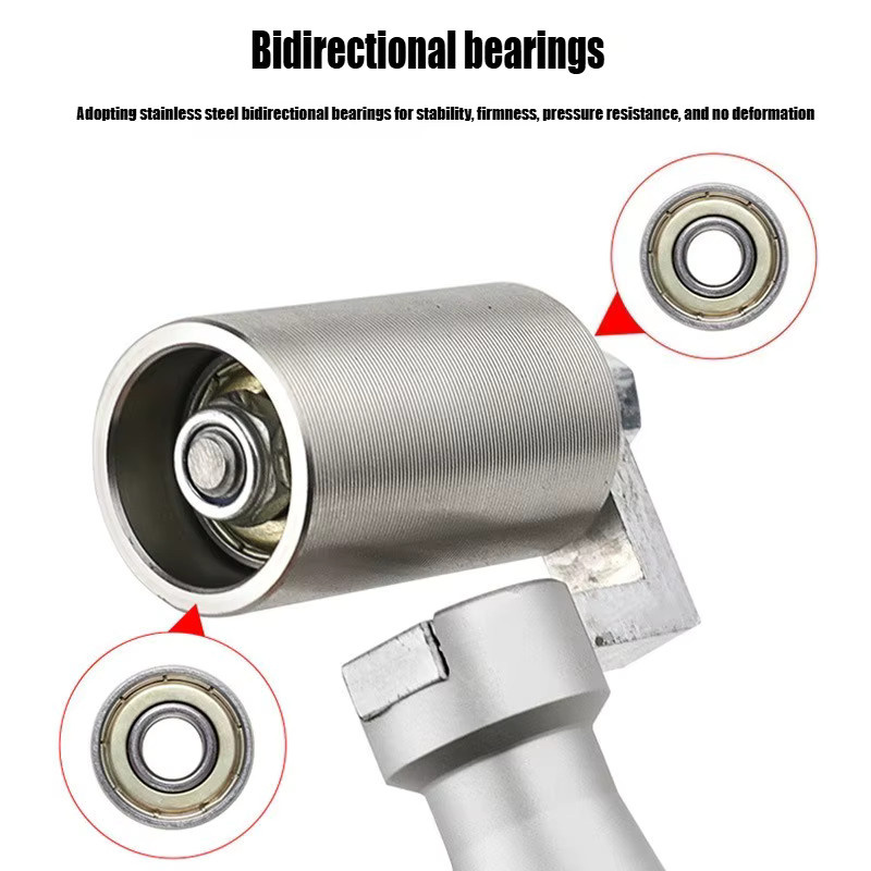 JUSTINLAU Tapeten-Nahtroller aus Aluminiumlegierung in Silber, Durchmesser: 35-40 mm - Bild 2