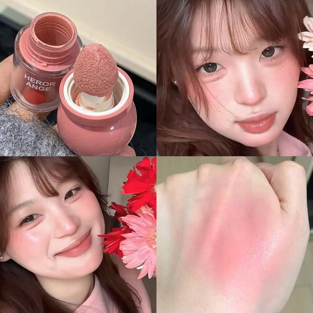 Herorange Dewy Liquid Blush, glänzend - Bild 1