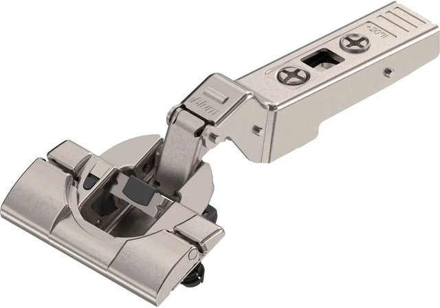 Blum Clip Top Blumotion Winkelscharnier 20 Grad II Aufschlagend Inserta in Nickeloptik - Bild 1