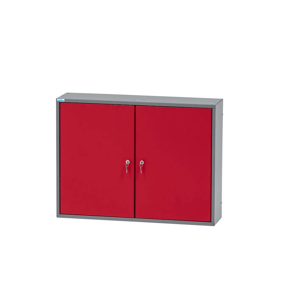 Küpper Hängeschrank 2-Türig mit 4 Fachböden, Dunkelrot, B: 60 cm, H: 80 cm, T: 20 cm - Bild 2