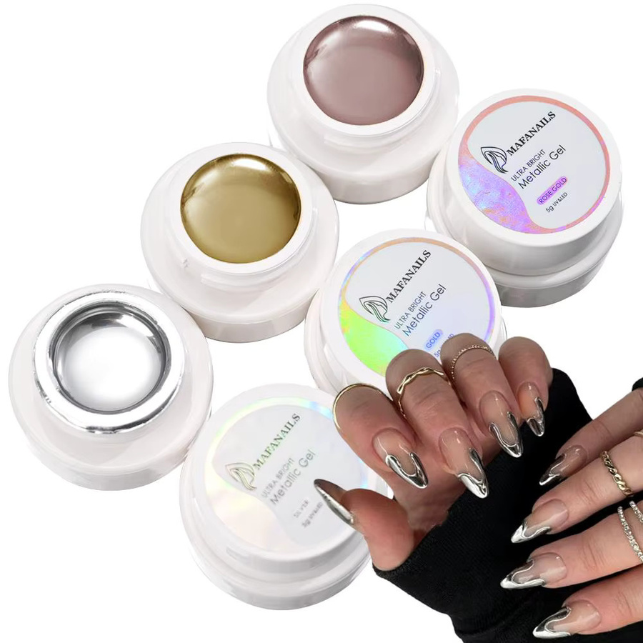 MAFANAILS Nagellack Gel, Gold, Glänzend - Bild 2