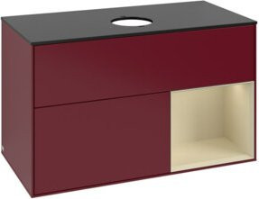 V&B Waschtischunterschrank Finion 100 in Lackausführung, Breite: 100 cm, Tiefe: 50,1 cm, Höhe: 50,1 cm - Bild 1