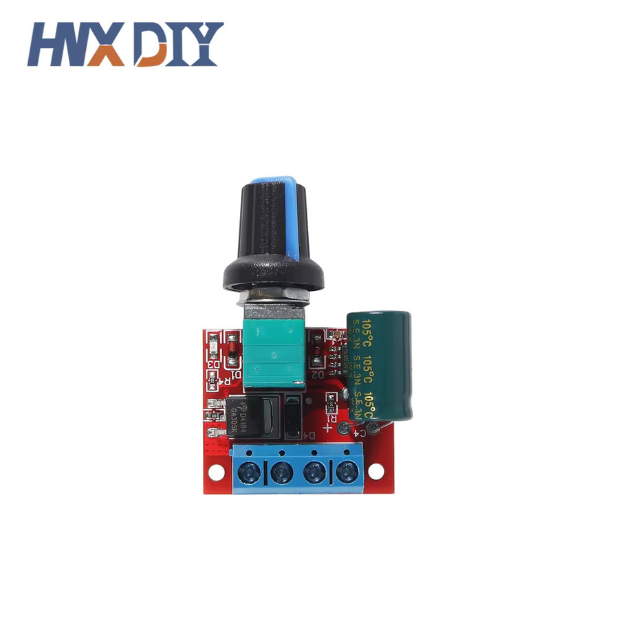 Mini DC Motor PWM Geschwindigkeit Controller zur Einstellung der Spannung von 5V-35V und 5A für 6V 12V 24V Motoren - Bild 3