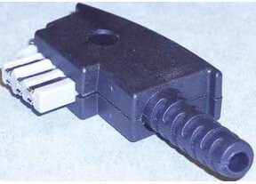 e+p TAE-Stecker T 60 in Schwarz - Bild 1