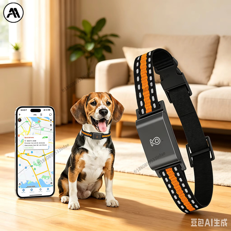Mini 4G GPS Haustier-Tracker mit Echtzeit-Ortung und App-Steuerung, IP67 wasserdichter Anti-Verlust-Tracker für Hunde und Katzen - Bild 2