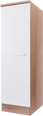 Flex-Well Vorratsschrank Samoa in Weiss, moderner Küchenschrank mit frei wählbarer Anschlagrichtung, H x B x T: 168,5 x 50,0 x 60,0 cm