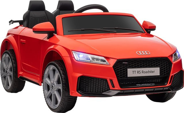 HOMCOM Kinderelektroauto, Kinderfahrzeug, mit Fernbedienung, MP3, Rot, ab 3 Jahre - Bild 1