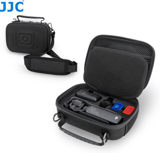 JJC Hard Shell OSMO Pocket 3 Tasche in Schwarz, wasserdichte EVA-Schutztasche für DJI OSMO Creator Combo - Bild 1