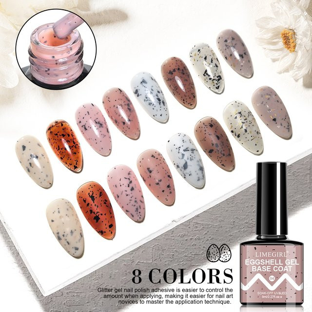 LIMEGIRL G133-3 Gel-Nagellack, Eierschalen-Gel, Glänzend - Bild 1