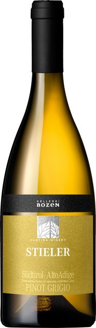Kellerei Bozen Stieler Pinot Grigio, trocken, Weißwein, 2025, 0,75 l - Bild 1