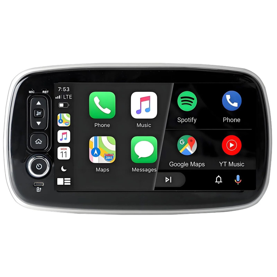 Junsun Autoradio für Benz Smart 453 Fortwo 2014-2020 mit Bluetooth und GPS in Schwarz mit 7,0 Zoll Display - Bild 2