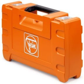 Fein Werkzeugkoffer aus Kunststoff in Orange mit Einsätzen, B/T/H: 48,8 x 31,5 x 14,0 cm - Bild 1