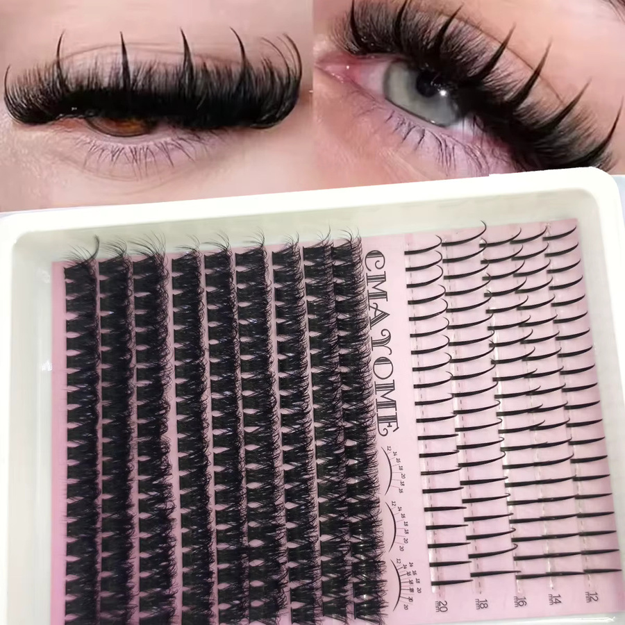 Manga Wimpernbüschel mit Spikes, Black, Unisex - Bild 2