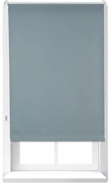 Relaxdays Verdunkelungsrollo Thermo Grau, Blickdicht, B: 70 cm, H: 160 cm - Bild 1