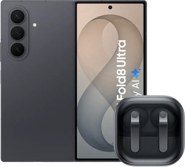 Samsung Galaxy Z Fold8 Ultra 256GB 5G Schwarz und Samsung Galaxy Buds4 Pro Schwarz im Set - Bild 1