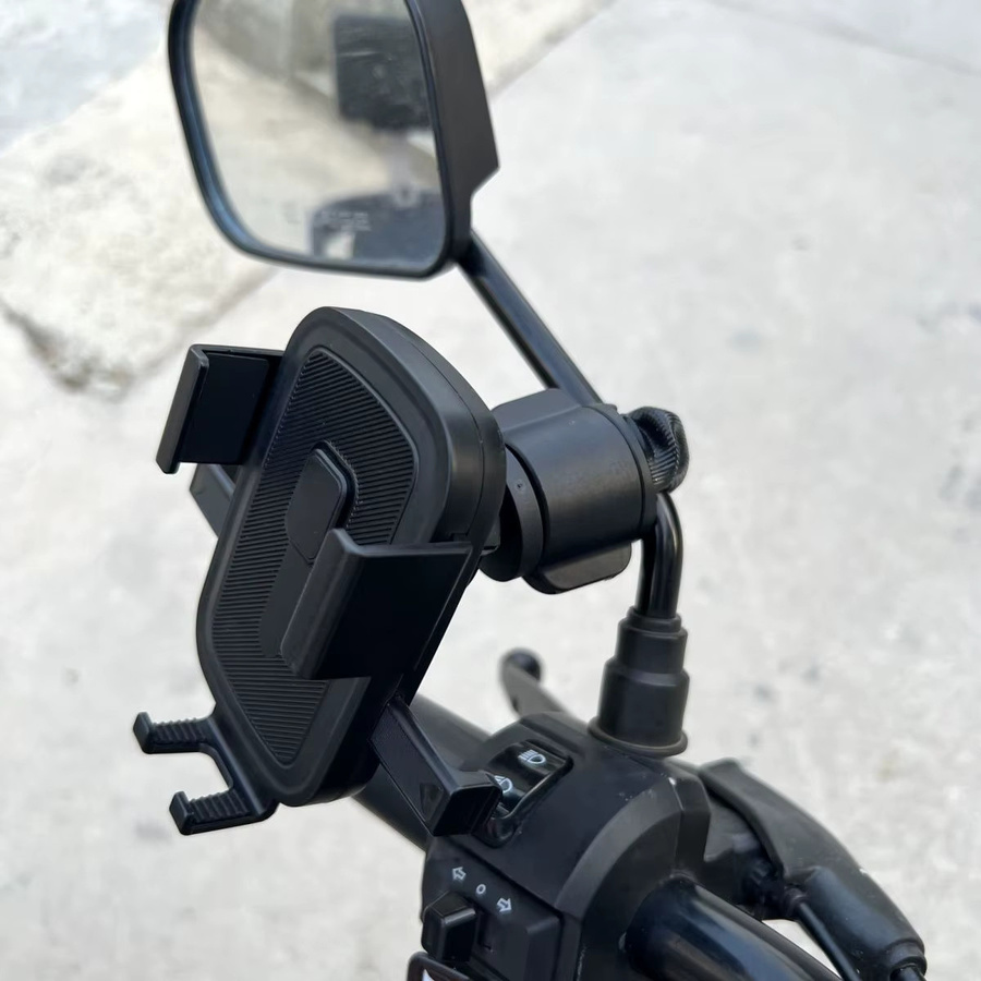 Universal Quick Release Motorrad Handyhalterung für GPS und Navigation in Schwarz - Bild 3