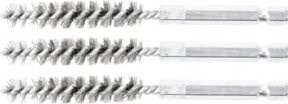BGS Stahlbürste Set aus Stahl in Silber, 3-teilig, Durchmesser 10 mm mit 6,3 mm Außensechskant Antrieb (1/4 Zoll) - Bild 1