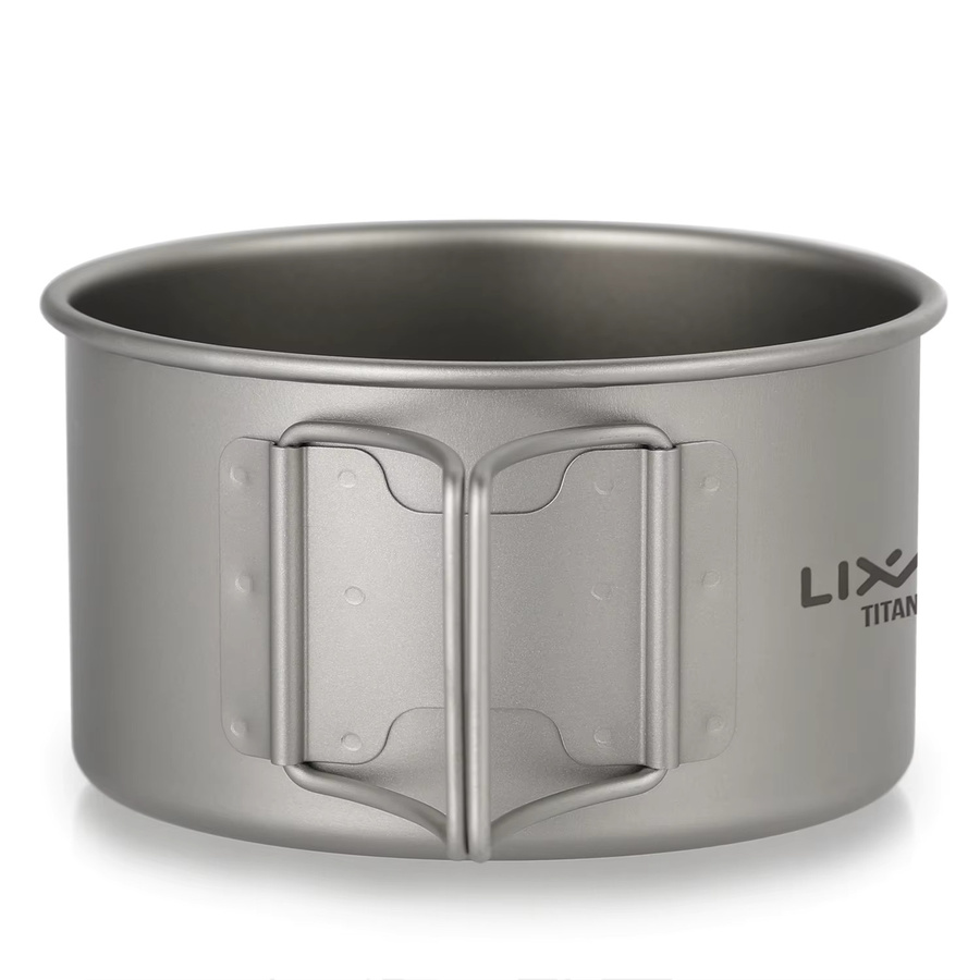 Lixada Titanschüssel für Camping und Outdoor in Silber - Bild 2