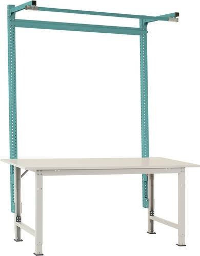 Manuflex AS1611.5021 Aufbauportal mit Ausleger für PACKPOOL Standard in Wasserblau RAL 5021, Breite: 175 cm - Bild 1