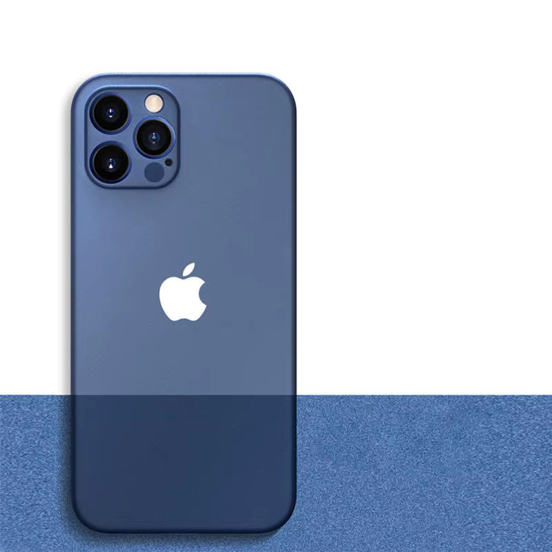 Ultradünne matte PP-Handyhülle von Ricestate für iPhone Modelle in Grau und Blau, 0,2 mm Schutzhülle für iOS - Bild 2