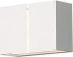 Konstsmide Außenleuchte Pavia LED in Weiss mit Leuchtmittel, Up-Down Wandleuchte für den Garten, B/H/T: 16,5 x 11,5 x 8 cm - Bild 1