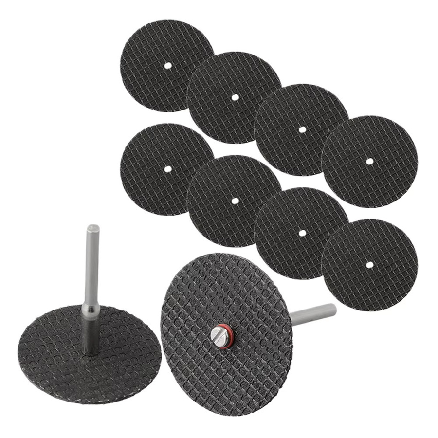 VIBRATITE Ultradünne Schleifscheibe Trennscheibe Rundharz mit 3mm Welle für Winkelschleifer, Durchmesser 32mm - Bild 3