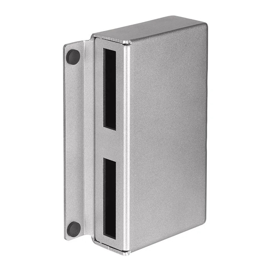 FeNau Gegenkasten aus Stahl in Silber, B/T/H: 4,0 x 17,3 x 9,4 cm - Bild 2