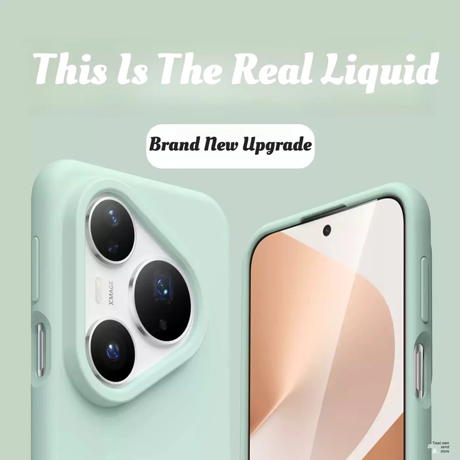 Stoßfeste Flüssigsilikon-Handyhülle mit Fleece-Innenseite für Huawei Pura 90 Pro Max 80 70 Pro Plus Ultra in Macaron-Farben - Bild 2