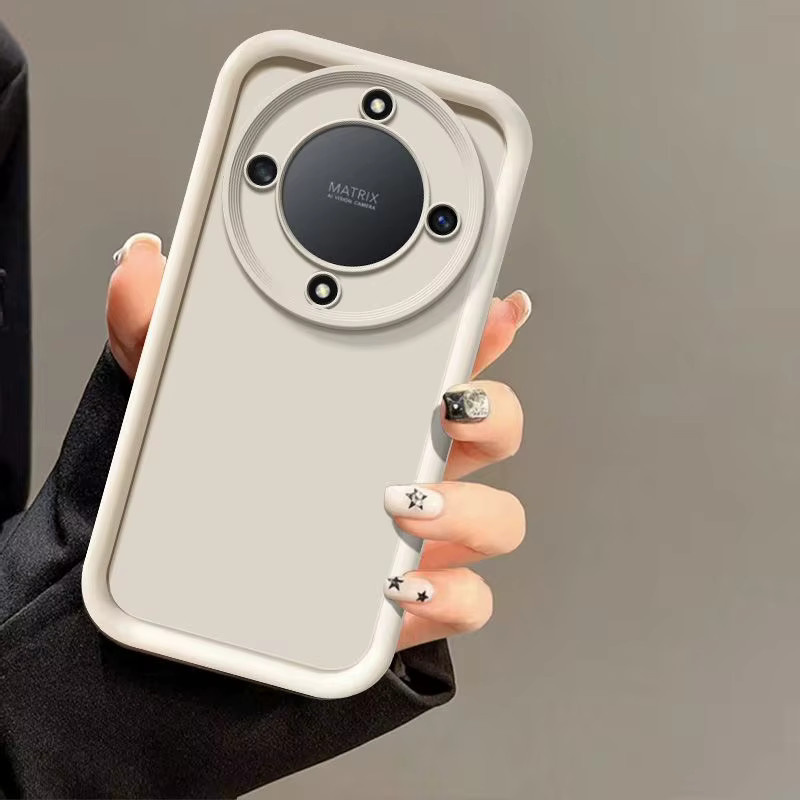 Honor Kamera Schutz Hülle für Honor X9A X9B X9C Magic 6 Lite Magic 5 Lite Magic 7 Lite Matte Anti Drop Soft Cover in Weiß - Bild 2