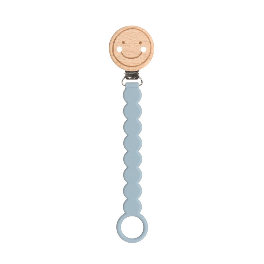 Schnullerkette Tiny Smile, hellblau, Kinder - Bild 1
