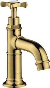 Hansgrohe Axor Montreux Standventil in Gold mit Keramikoberfläche und zwei Griffen - Bild 1